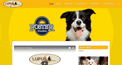 Desktop Screenshot of lupusalimentos.com.br